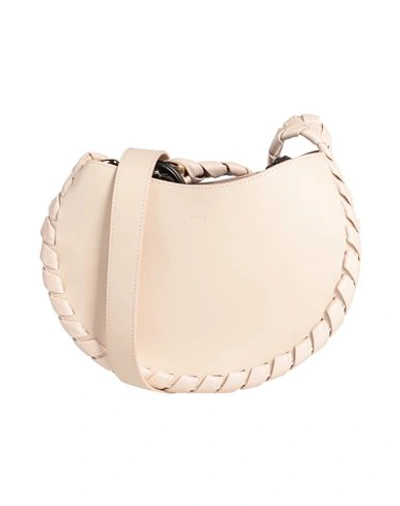 Shop Chloé Woman Cross-body Bag Beige Size - Calfskin