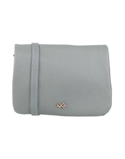 Shop Ab Asia Bellucci Woman Cross-body Bag Grey Size - Soft Leather