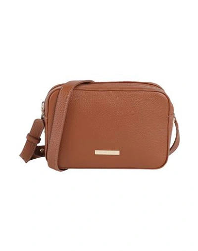 Shop Tuscany Leather Woman Cross-body Bag Tan Size - Soft Leather In Brown