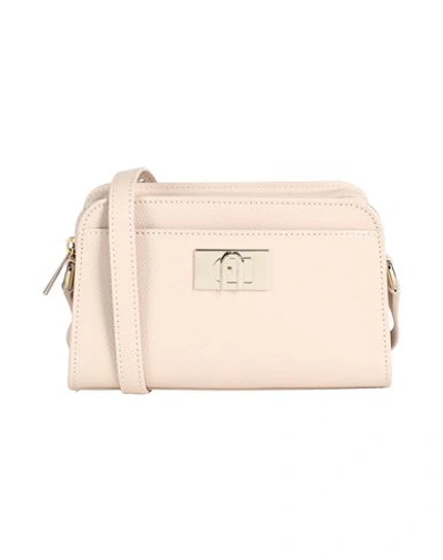 Shop Furla 1927 Mini Crossbody C. Ca Woman Cross-body Bag Blush Size - Soft Leather In Pink