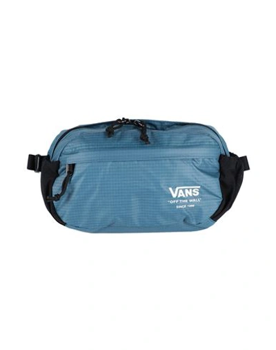 Shop Vans Bounds Cross Body Bag Belt Bag Slate Blue Size - Nylon