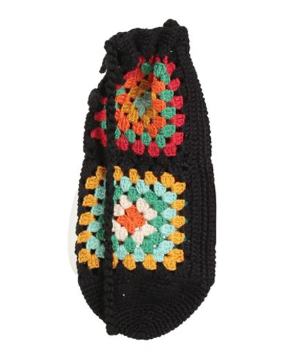 Shop Alanui Woman Cross-body Bag Black Size - Textile Fibers