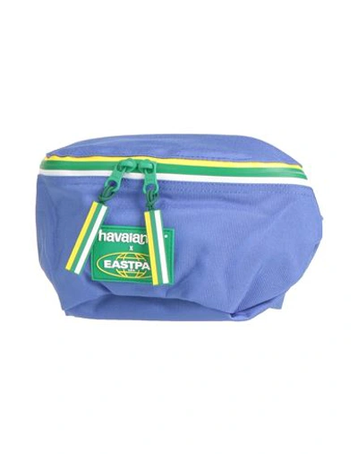 Shop Eastpak X Havaianas Man Belt Bag Blue Size - Synthetic Fibers