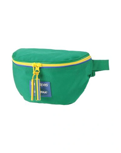 Shop Eastpak X Havaianas Man Belt Bag Green Size - Synthetic Fibers