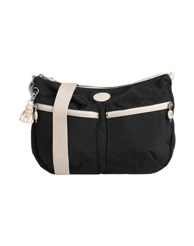 Shop Kipling Woman Cross-body Bag Black Size - Polyamide