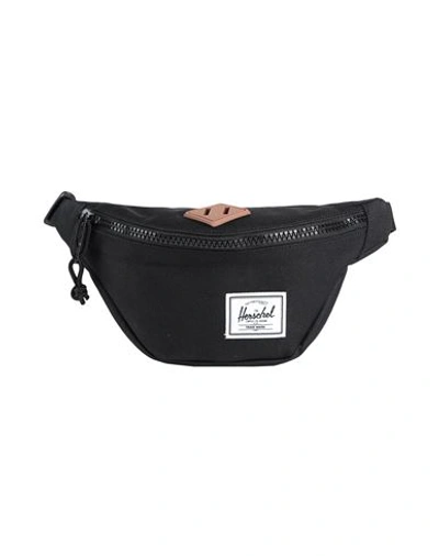 Shop Herschel Supply Co . Man Belt Bag Black Size - Recycled Pet, Tpe - Thermoplastic Elastomer