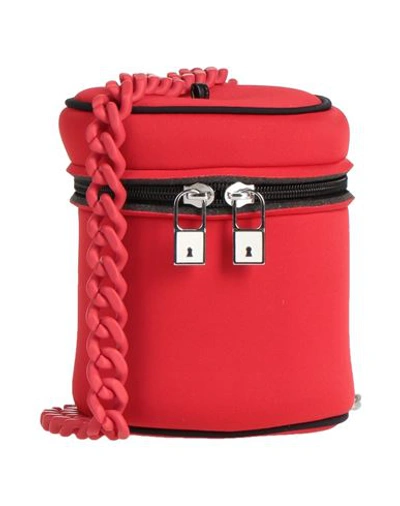 Shop Save My Bag Woman Cross-body Bag Red Size - Peek (polyether - Ether - Ketone), Polyamide, Elastane