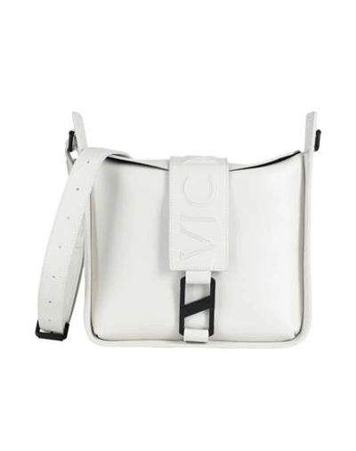 Vic Matie Vic Matiē Woman Cross-body Bag Off White Size - Soft Leather In Off White