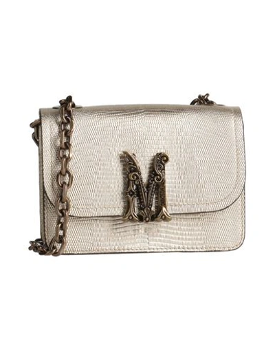 Shop Moschino Woman Cross-body Bag Beige Size - Soft Leather