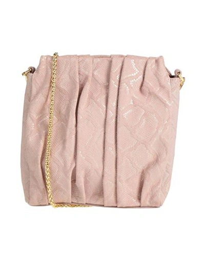 Shop Elleme Woman Cross-body Bag Pink Size - Leather