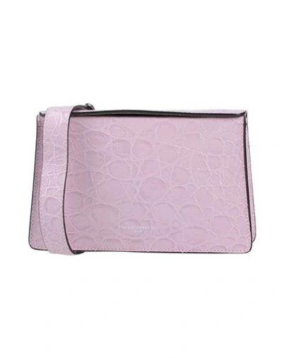 Shop Gianni Chiarini Woman Cross-body Bag Pink Size - Soft Leather
