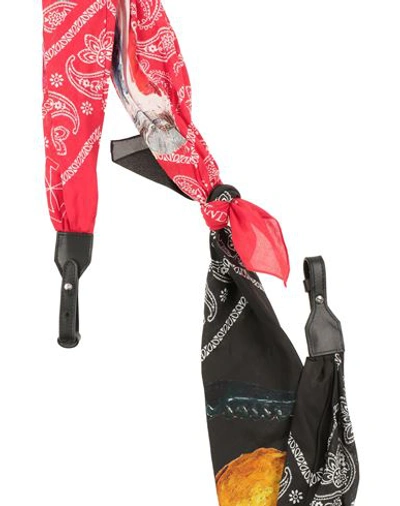 Off-white Man Bag Strap Red Size - Textile Fibers, Soft Leather In Red