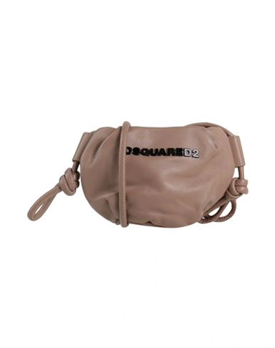 Shop Dsquared2 Woman Cross-body Bag Dark Brown Size - Soft Leather