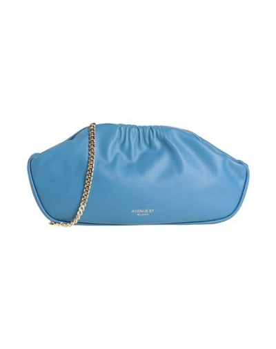 Shop Avenue 67 Woman Cross-body Bag Light Blue Size - Textile Fibers