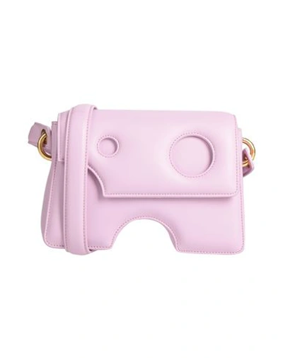 Shop Off-white Woman Cross-body Bag Pink Size - Leather