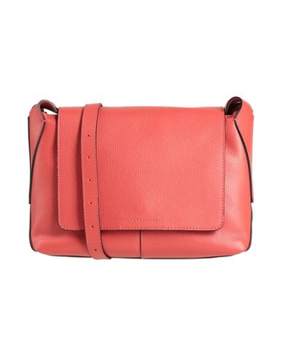 Shop Gianni Chiarini Woman Cross-body Bag Tomato Red Size - Soft Leather