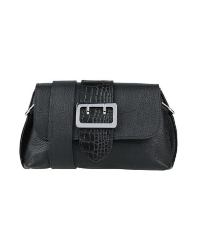 Shop Ab Asia Bellucci Woman Cross-body Bag Black Size - Soft Leather