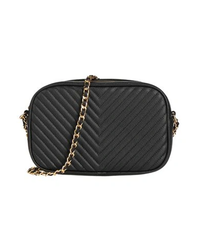 Shop Mia Bag Woman Cross-body Bag Black Size - Soft Leather