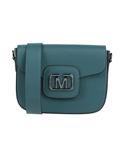 Shop Marc Ellis Woman Cross-body Bag Deep Jade Size - Soft Leather In Green