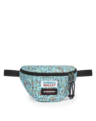 Shop Eastpak Springer Wally Belt Bag Turquoise Size - Polyester In Blue