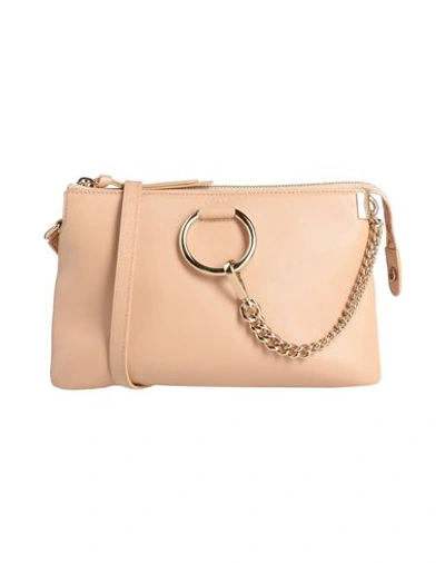 Chloé Woman Cross-body Bag Beige Size - Soft Leather In Beige