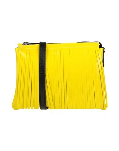 Shop Gum Design Woman Cross-body Bag Yellow Size - Recycled Pvc