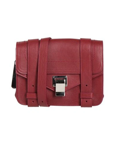 Shop Proenza Schouler Woman Cross-body Bag Brick Red Size - Soft Leather