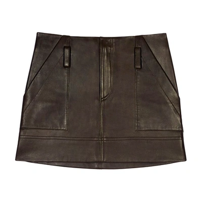 Shop Ba&sh Belma Skirt In Brown