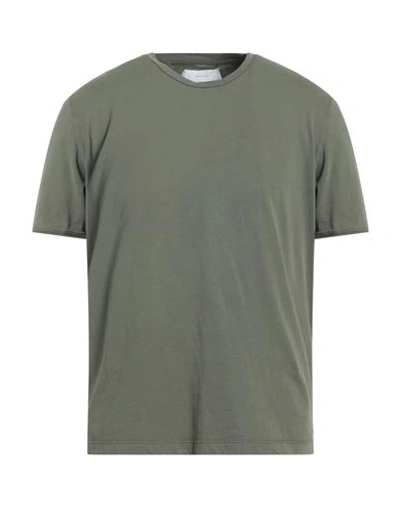 Shop Diktat Man T-shirt Military Green Size Xxl Cotton