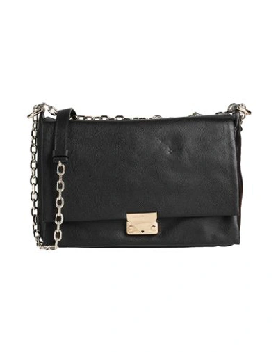Shop Emporio Armani Woman Cross-body Bag Black Size - Bovine Leather