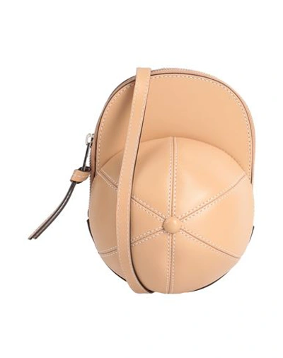 Shop Jw Anderson Woman Cross-body Bag Beige Size - Leather