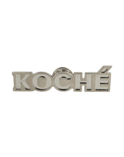 Shop Koché Woman Brooch Silver Size - Metal