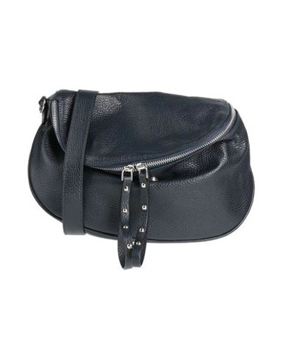 Shop Gianni Notaro Woman Cross-body Bag Black Size - Soft Leather
