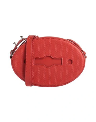 Shop Zanellato Woman Cross-body Bag Brick Red Size - Soft Leather