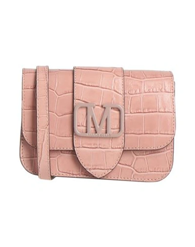 Shop Marc Ellis Woman Cross-body Bag Blush Size - Soft Leather In Pink