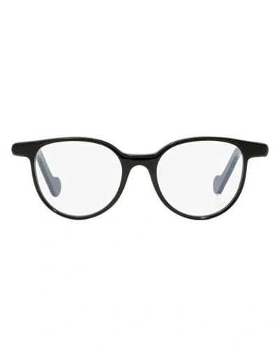 Shop Moncler Ml5032 Eyeglasses Woman Eyeglass Frame Black Size 47 Acetate