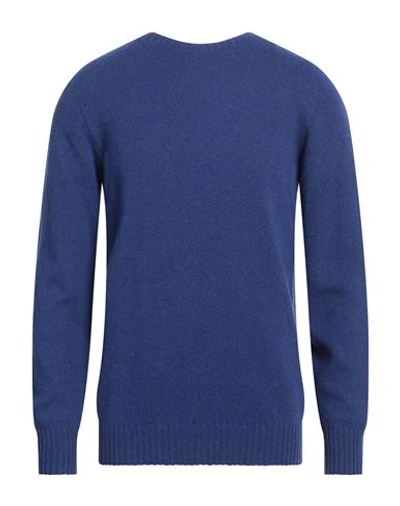 Shop Dondup Man Sweater Blue Size 40 Cashmere