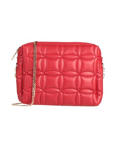 Shop La Fille Des Fleurs Woman Cross-body Bag Red Size - Peek (polyether - Ether - Ketone), Polyamide, Po
