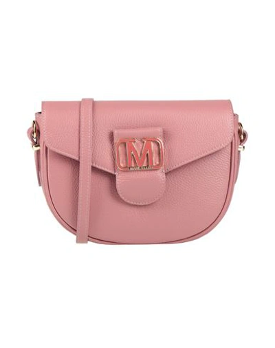 Shop Marc Ellis Woman Cross-body Bag Pastel Pink Size - Soft Leather
