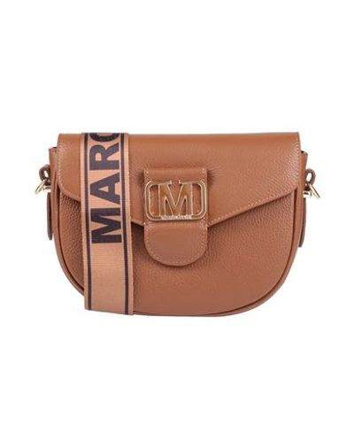 Shop Marc Ellis Woman Cross-body Bag Tan Size - Soft Leather In Brown