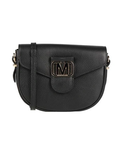 Shop Marc Ellis Woman Cross-body Bag Black Size - Soft Leather