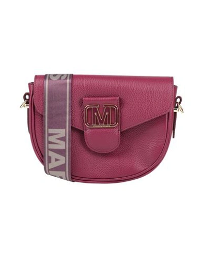 Shop Marc Ellis Woman Cross-body Bag Garnet Size - Soft Leather In Red