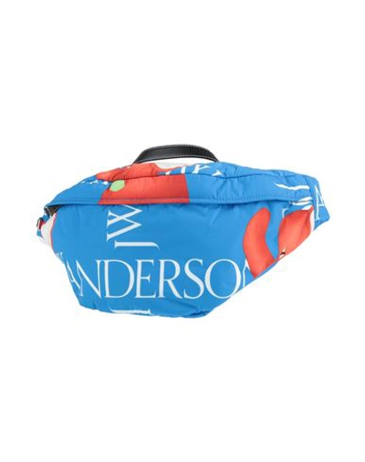 Shop Jw Anderson Woman Belt Bag Azure Size - Textile Fibers In Blue