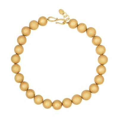 Shop Sylvia Toledano Bubble Necklace In Gold
