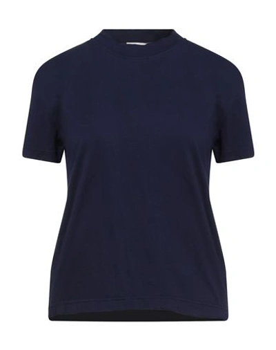 Shop American Vintage Woman T-shirt Navy Blue Size M Cotton