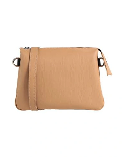 Shop Gum Design Woman Cross-body Bag Sand Size - Rubber In Beige