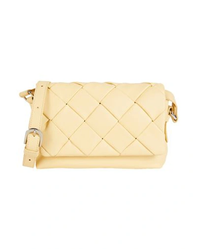 Shop Other Stories &  Woman Cross-body Bag Light Yellow Size - Soft Leather