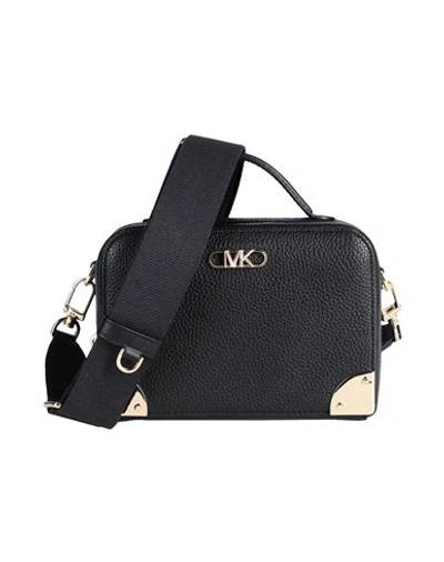 Shop Michael Michael Kors Woman Cross-body Bag Black Size - Bovine Leather