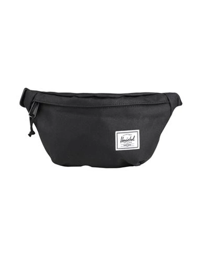 Shop Herschel Supply Co . Man Belt Bag Black Size - Recycled Pet, Tpe - Thermoplastic Elastomer