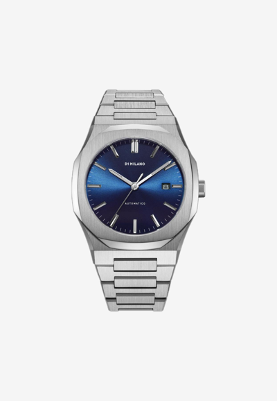 Shop D1 Milano Automatic 41.5 Mm Watch In Silver